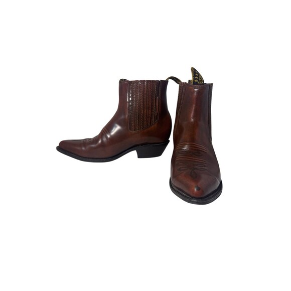 El General Botines Brown Western Cowboy Ankle Boots Men's US 9  Mexico 27 - Picture 1 of 16